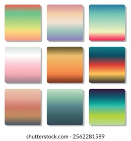 Beautiful Gradient Color, Scheme, Pallete, Theme, Vibrant, Swatch, Color Guide