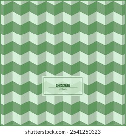 beautiful gradient green pattern of checkered shape looks like pillars