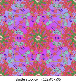 Beautiful gradient multicolored abstract background pattern seamless.