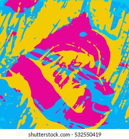 beautiful graffiti grunge texture abstract background vector illustration