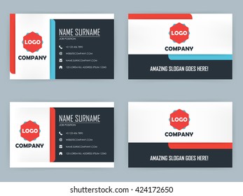 beautiful graphic design of business card vector