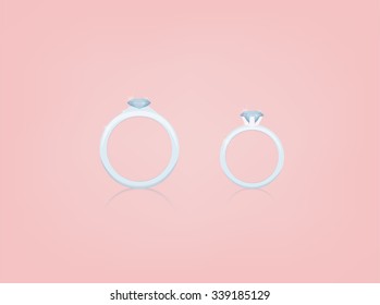 beautiful graphic design of wedding ring,wedding concept design