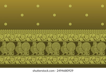 beautiful graphic saree design and this sari design is in Indian style which is for textile fashion industry and it can be used as wallpaper backdrop and website bg this style is originated in india