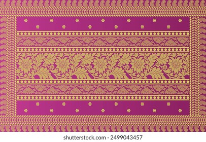 beautiful graphic saree design and this sari design is in Indian style which is for textile fashion industry and it can be used as wallpaper backdrop and website bg this style is originated in india