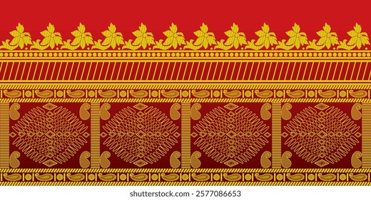 beautiful graphic saree design and this sari design is in Indian style which is for textile fashion industry and it can be used as wallpaper backdrop and website bg this style is originated in india 