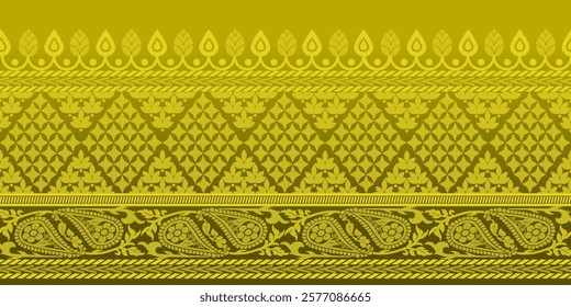 beautiful graphic saree design and this sari design is in Indian style which is for textile fashion industry and it can be used as wallpaper backdrop and website bg this style is originated in india 