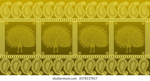 beautiful graphic saree design and this sari design is in Indian style which is for textile fashion industry and it can be used as wallpaper backdrop and website bg this style is originated in india 