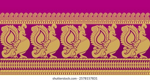 beautiful graphic saree design and this sari design is in Indian style which is for textile fashion industry and it can be used as wallpaper backdrop and website bg this style is originated in india 