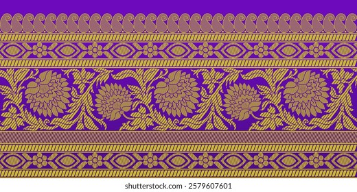 beautiful graphic saree design and this sari design is in Indian style which is for textile fashion industry and it can be used as wallpaper backdrop and website bg this style is originated in india 