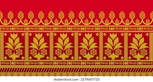 beautiful graphic saree design and this sari design is in Indian style which is for textile fashion industry and it can be used as wallpaper backdrop and website bg this style is originated in india 