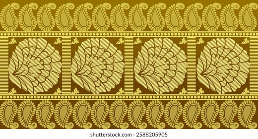 beautiful graphic saree design and this sari design is in Indian style which is for textile fashion industry and it can be used as wallpaper backdrop and website bg this style is originated in india 