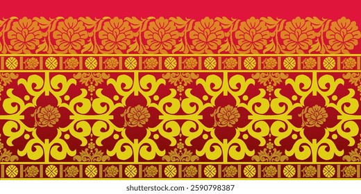 beautiful graphic saree design and this sari design is in Indian style which is for textile fashion industry and it can be used as wallpaper backdrop and website bg this style is originated in india