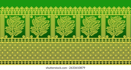 beautiful graphic saree design and this sari design is in Indian style which is for textile fashion industry and it can be used as wallpaper backdrop and website bg this style is originated in india 