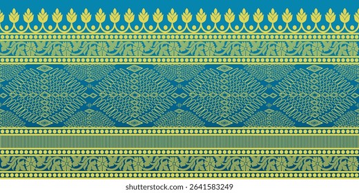 beautiful graphic saree design and this sari design is in Indian style which is for textile fashion industry and it can be used as wallpaper backdrop and website bg this style is originated in india 