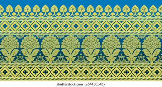 beautiful graphic saree design and this sari design is in Indian style which is for textile fashion industry and it can be used as wallpaper backdrop and website bg this style is originated in india 