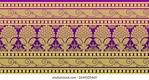 beautiful graphic saree design and this sari design is in Indian style which is for textile fashion industry and it can be used as wallpaper backdrop and website bg this style is originated in india 