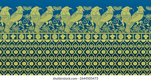 beautiful graphic saree design and this sari design is in Indian style which is for textile fashion industry and it can be used as wallpaper backdrop and website bg this style is originated in india 