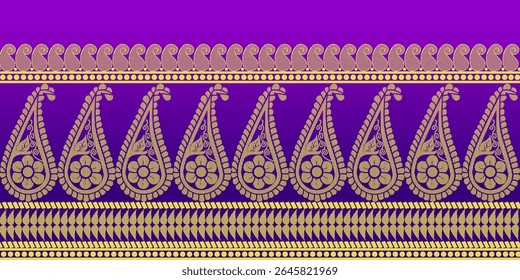 beautiful graphic saree design and this sari design is in Indian style which is for textile fashion industry and it can be used as wallpaper backdrop and website bg this style is originated in india 