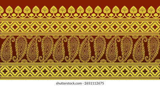 beautiful graphic saree design and this sari design is in Indian style which is for textile fashion industry and it can be used as wallpaper backdrop and website bg this style is originated in india 