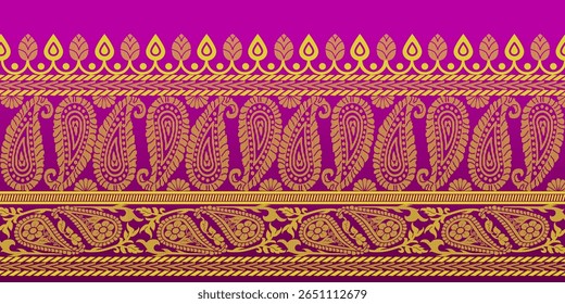 beautiful graphic saree design and this sari design is in Indian style which is for textile fashion industry and it can be used as wallpaper backdrop and website bg this style is originated in india 