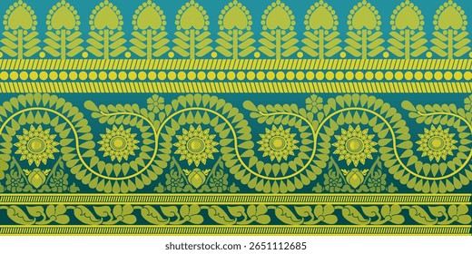 beautiful graphic saree design and this sari design is in Indian style which is for textile fashion industry and it can be used as wallpaper backdrop and website bg this style is originated in india 