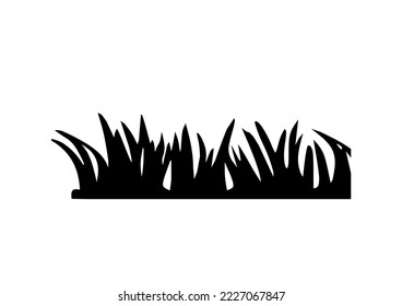 schönes Grasdesign auf Schwarz