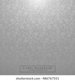 beautiful gray floral background