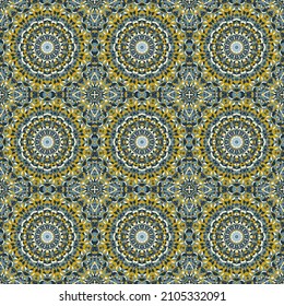 Diseño vectorial de patrón transparente de oro gris hermoso para papel tapiz o papel envolvente