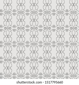 Beautiful gray and light neutral batik seamless pattern drawing techniques that use manual hand methods, for backgrounds, carpets, wallpapers, clothing, wrappers, fabrics, classic and vintage.