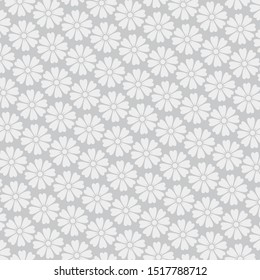 Beautiful gray and light neutral, floral pattern drawing techniques that use manual hand methods, for backgrounds, carpets, wallpapers, clothing, wrappers, fabrics, classic and vintage.