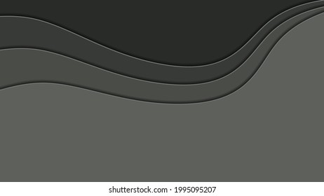 Bonito fondo ondulado gris. Adecuado para postales, cuadernos y tarjetas de visita.