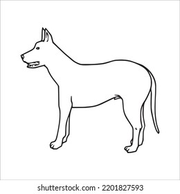 beautiful Great Dane line art images,Great Dane outline drawing,vector art and Great Dane illustrations art