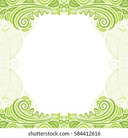 Beautiful green background. Vector illustration.