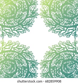Beautiful green background. Vector illustration.