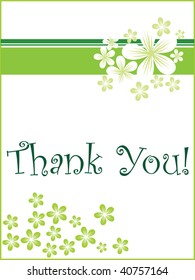 beautiful green blossom pattern background