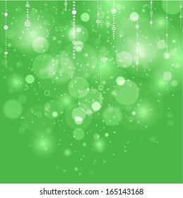 Beautiful Green Christmas Vector Background Stock Vector Royalty Free 