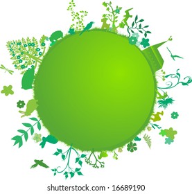 schöne grüne Erde