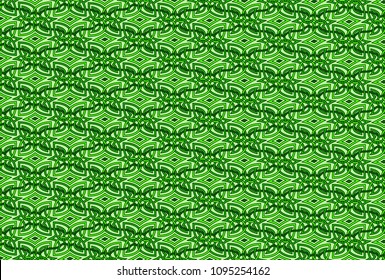 beautiful green flat repeatable abstract traditional celtic pattern 
