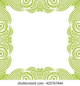 Beautiful green frame