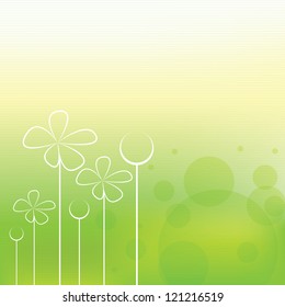Beautiful green stripe spring background