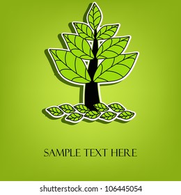 Beautiful green tree
