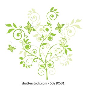 Beautiful green tree