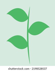Beautiful Green Vector Leaves illustration to use in your designs