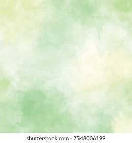 Fundo de modelo premium de aquarela verde bonita