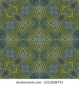 Beautiful green and yellow color seamless textured abstract background