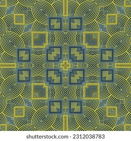 Beautiful green and yellow color seamless textured abstract background