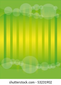 Beautiful green and yellow vector background