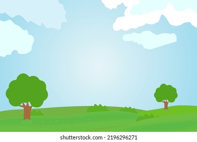Hermosa vegetación y paisajes montañosos
