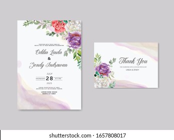 beautiful greenery wedding invitation templates