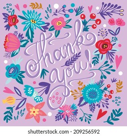 Beautiful greeting card. Bright illustration, can be used as creating card,invitation card for wedding,birthday and other holiday and cute summer background.